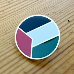 Pin's Palestine Rond - Caudie