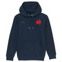 Team France rugby 2025 customizable - Kid\\\\\\'s hoodie - Navy - Caudie