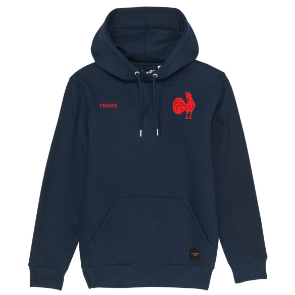 Équipe de France rugby 2025 personnalisable - Hoodie - Navy - Caudie