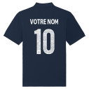 Team France rugby 2025 customizable - Kid\\'s polo - Navy - Caudie