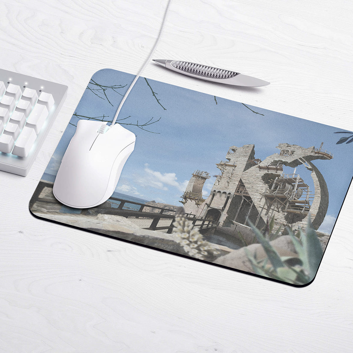 Kaamelott en Andalousie - Tapis de souris gaming - Caudie