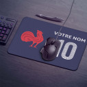 Team France rugby 2025 - Customizable gaming mouse pad - Navy - Caudie