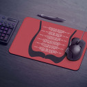 Bella Ciao - Lyrics - Gaming mouse pad - La Casa De Papel - Caudie