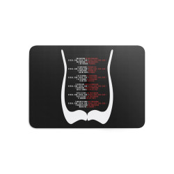 Bella Ciao - Lyrics - Gaming mouse pad - La Casa De Papel - Caudie