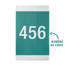Numéro de joueur personnalisable - Squid Game - Serviette de plage - Caudie
