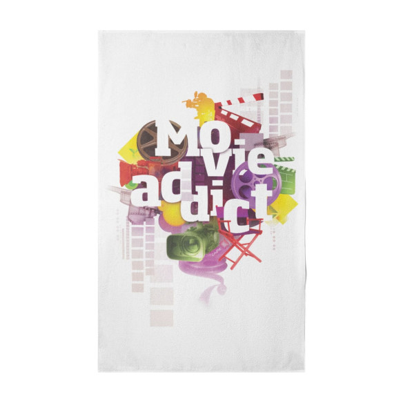 Movie Addict - Beach towel - Caudie