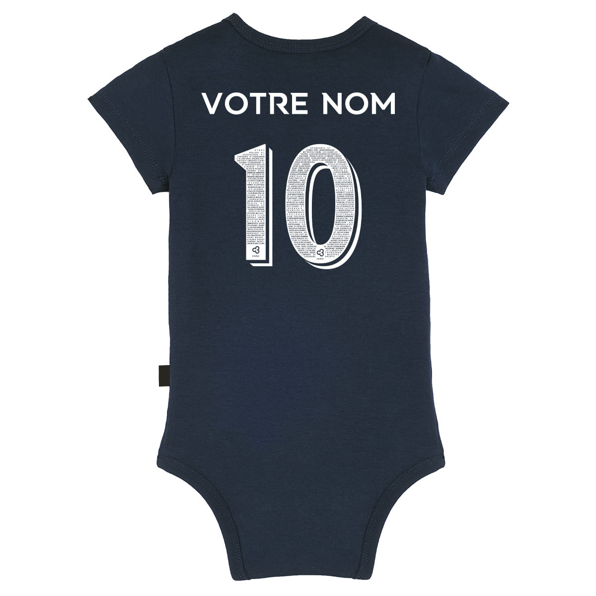 Équipe de France rugby 2026 personnalisable - Body bébé - Caudie
