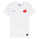 Équipe de France rugby 2025 personnalisable - T-shirt - Blanc - Caudie