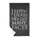 I Know Death He's Got Many Faces - Beach towel - Game Of Thrones - Caudie