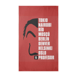 Masque Et Noms - Serviette de plage - La Casa De Papel - Caudie