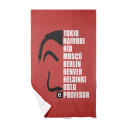 Masque Et Noms - Beach towel - La Casa De Papel - Caudie