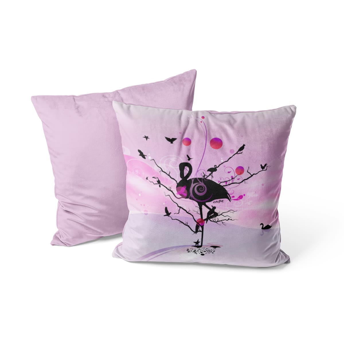 Flamand Rose - Coussin - Caudie