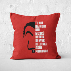 Masque Et Noms - Cushion - La Casa De Papel - Caudie 2