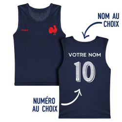 Team France rugby 2025 customizable - Chasuble - Navy - Caudie