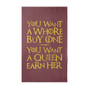 You Want A Whore, Buy One. You Want A Queen, Earn Her - Duvet cover - Game Of Thrones - Caudie