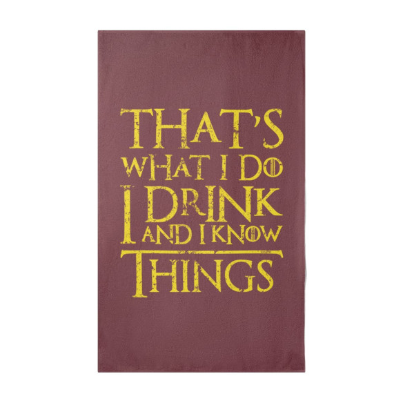 That's What I Do I Drink And I Know Things - Housse de couette - Game Of Thrones - Caudie
