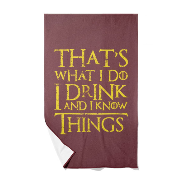 That's What I Do I Drink And I Know Things - Housse de couette - Game Of Thrones - Caudie
