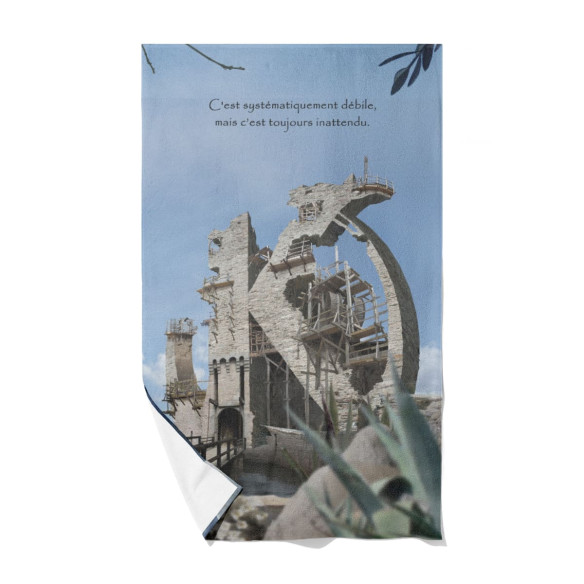 Kaamelott - Beach towel with quotes - Caudie