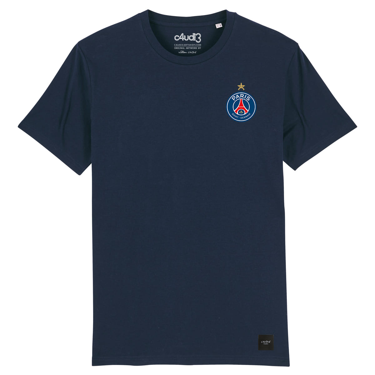 PSG 2025 étoile ligue des champions - T-shirt homme - Caudie