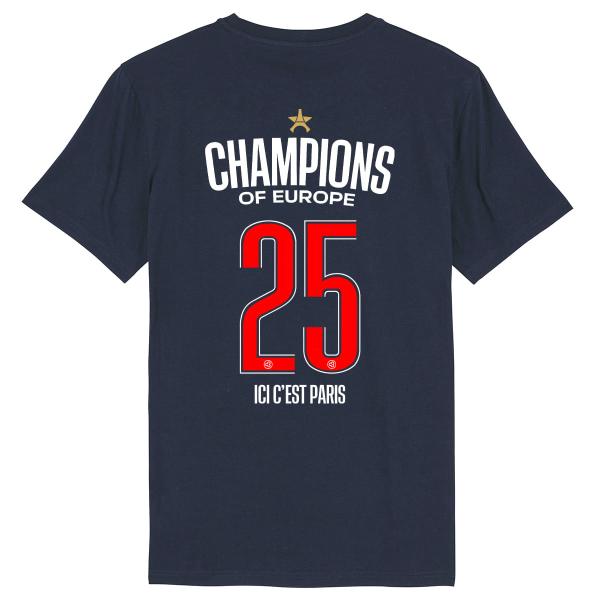 PSG 2025 étoile ligue des champions - Men s t-shirt - Caudie