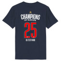 Kid's t-shirt PSG 2025 Champions League star - Caudie