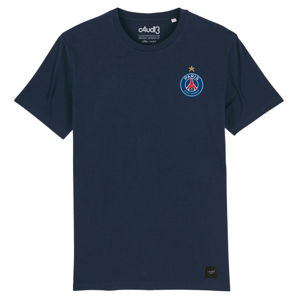T-shirt enfant PSG 2025 étoile ligue des champions - Caudie
