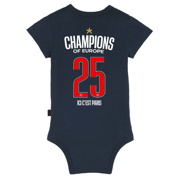 PSG 2025 étoile ligue des champions - Body bébé - Caudie