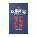Beach towel PSG 2025 Champions League star - Caudie