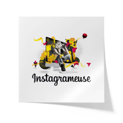 Poster Instagrameuse - Caudie