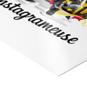 Poster Instagrameuse - Caudie