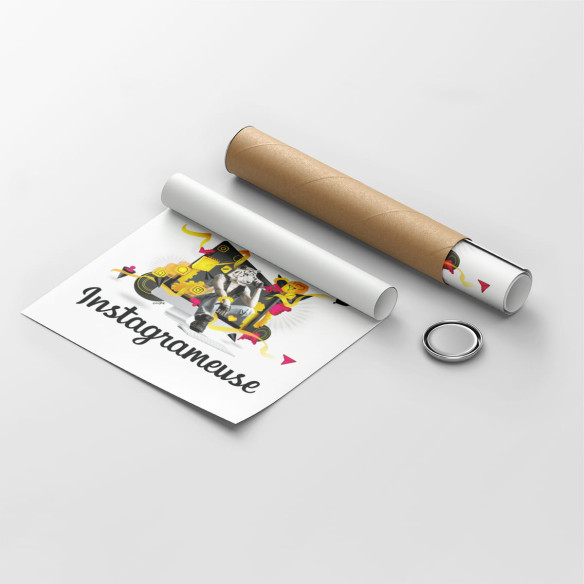Poster Instagrameuse - Caudie