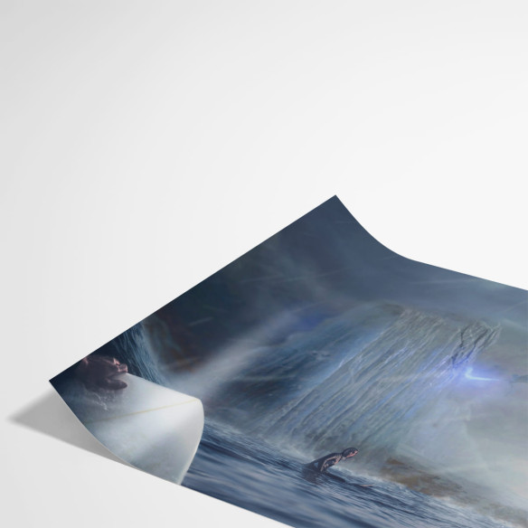 Poster Surf Near The Wall - Caudie