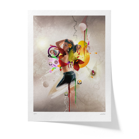 Azur - Limited edition art print - Caudie