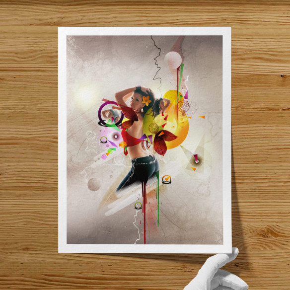 Azur - Open edition art print - Caudie