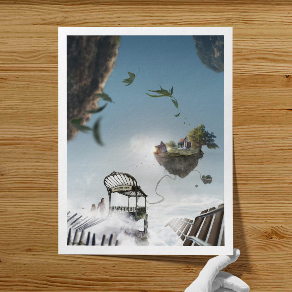 Metropolitain - Open edition art print - Caudie