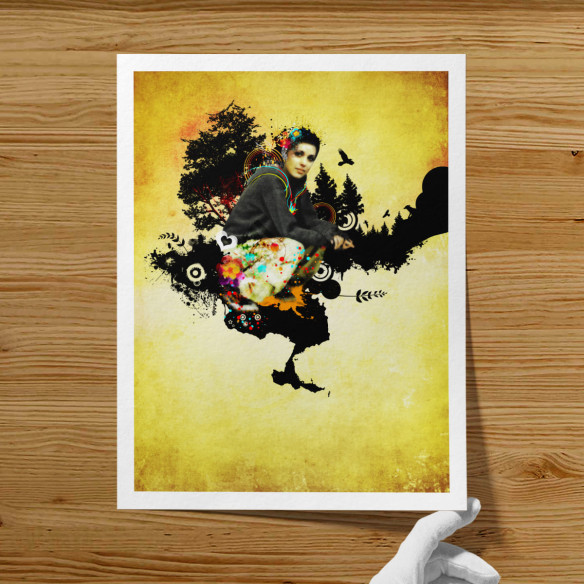 Magic Forest - Tirage d'art en édition ouverte - Caudie