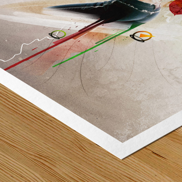 Azur - Tirage d'art en édition ouverte - Caudie