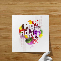 Movie Addict - Tirage d'art en édition ouverte - Caudie 2