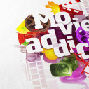 Movie Addict - Tirage d'art en édition ouverte - Caudie