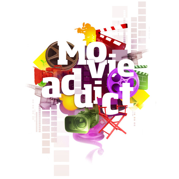 Movie Addict - Tirage d'art en édition ouverte - Caudie