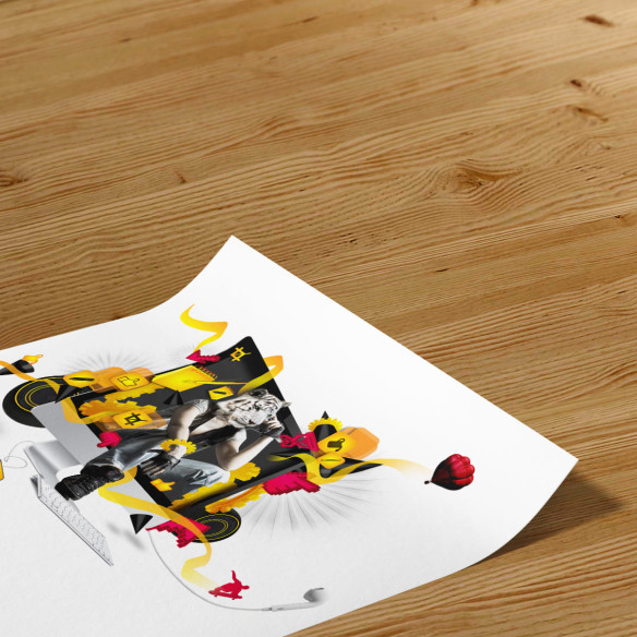 iTiger - Open edition art print - Caudie
