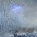 Surf Near The Wall - Open edition art print - Caudie