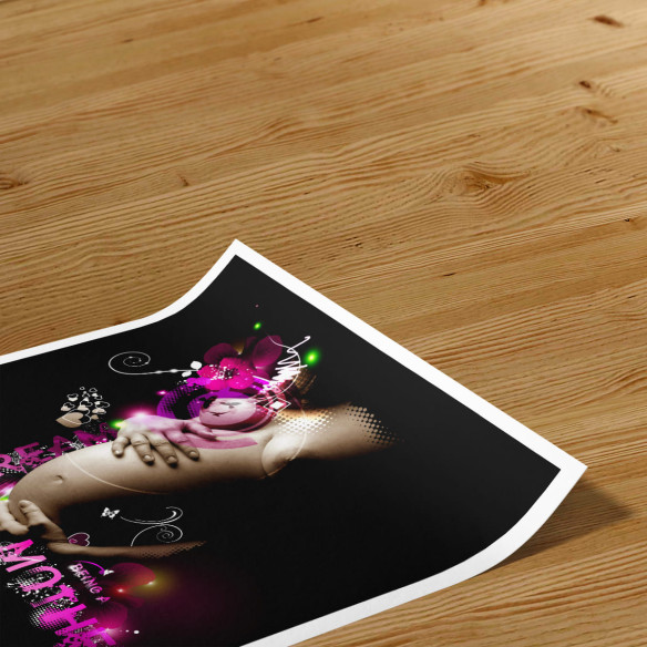 My Dream Being A Mother - Open edition art print - Caudie