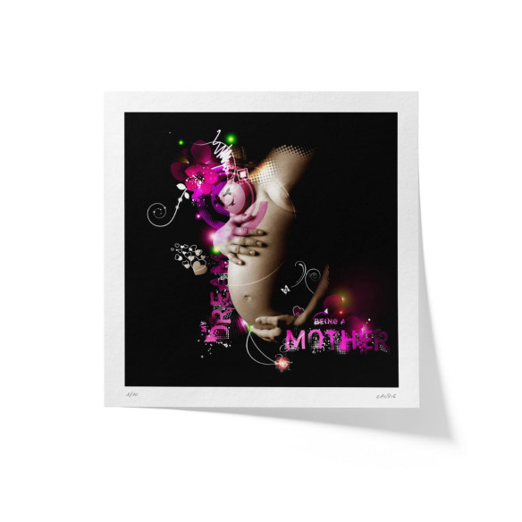 My Dream Being A Mother - Limited edition art print - Caudie