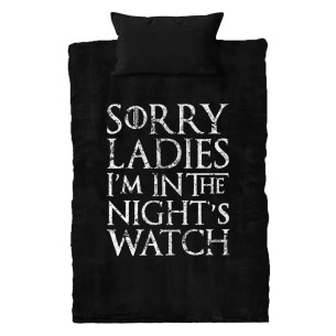 Sorry Ladies I'm In The Night's Watch - Duvet cover - Game Of Thrones - Caudie