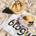 Blogueuse - Serviette de plage - Caudie