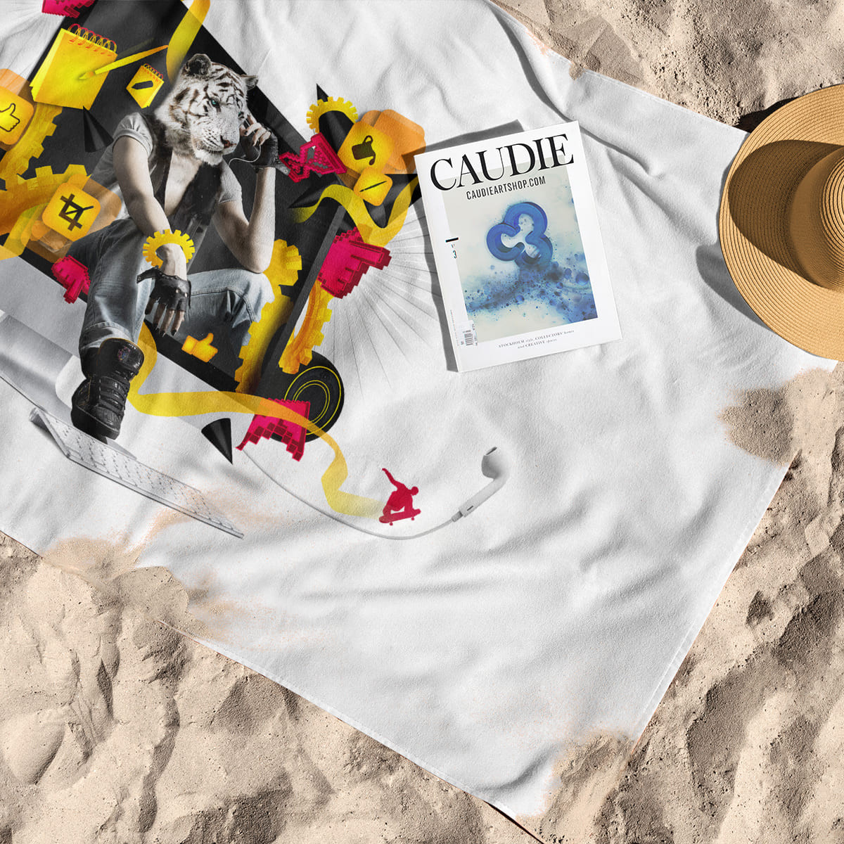 Instagramer - Serviette de plage - Caudie