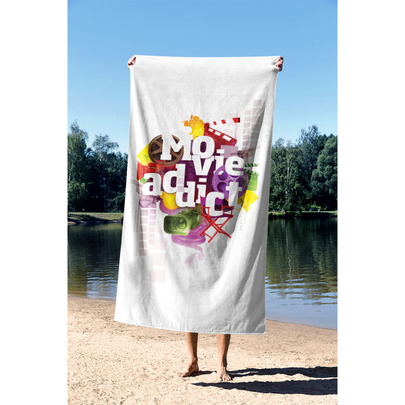 Movie Addict - Serviette de plage - Caudie