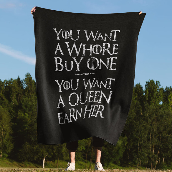 You Want A Whore, Buy One. You Want A Queen, Earn Her - Couverture - Game Of Thrones - Caudie