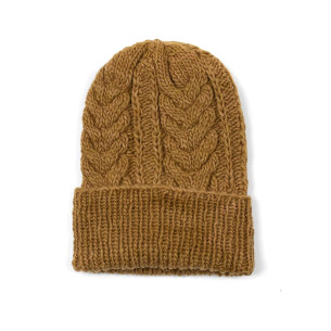 Handknit fisherman hat in merino wool - Caudie